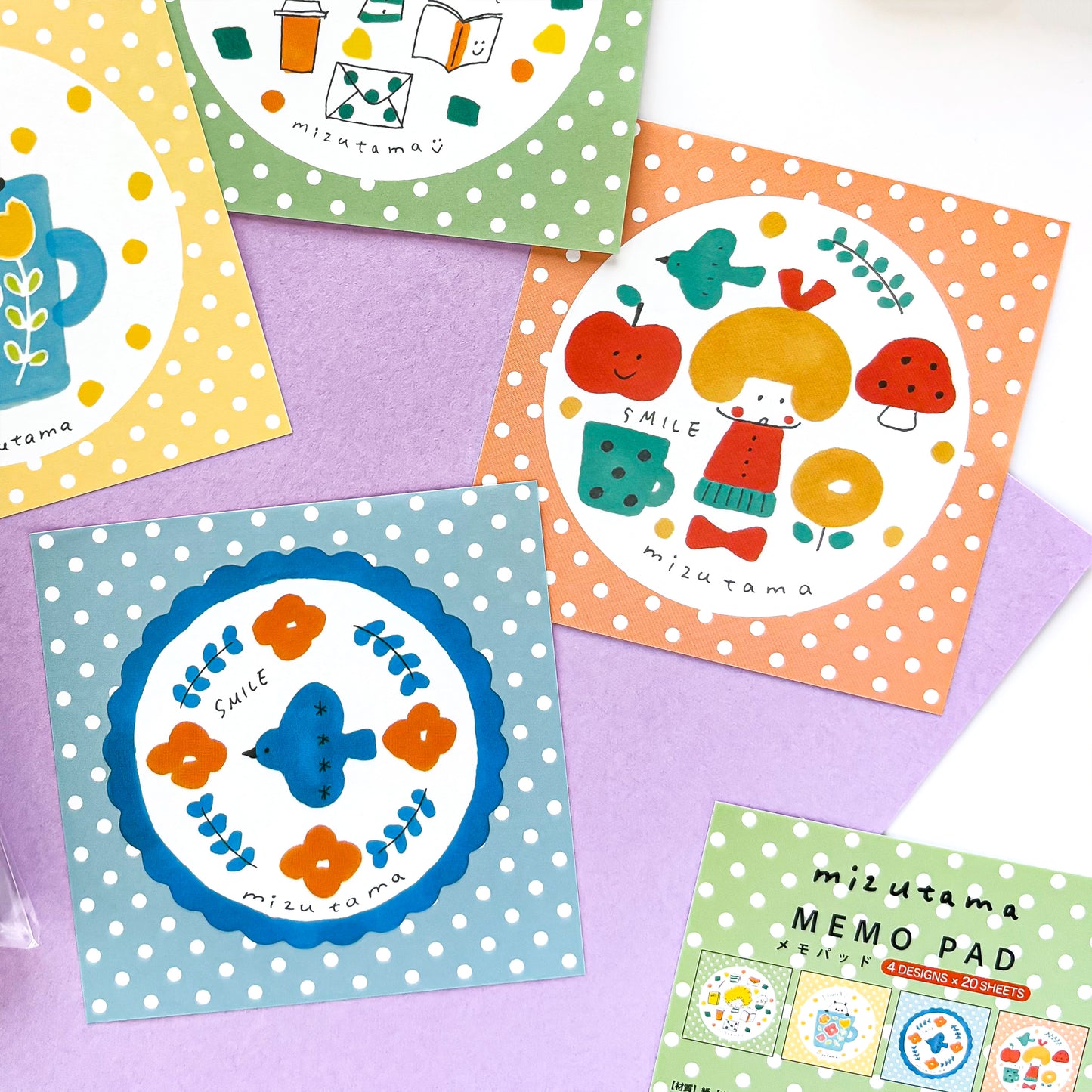 mizutama / Limited Edition / Memo Pad (green)