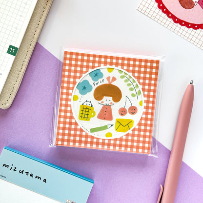mizutama / Limited Edition / Memo Pad (red)