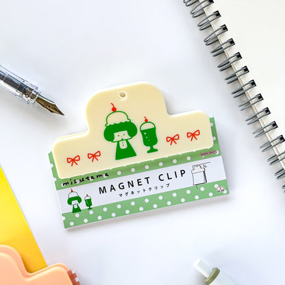 mizutama / Limited Edition / Magnet Paper Clip (white)