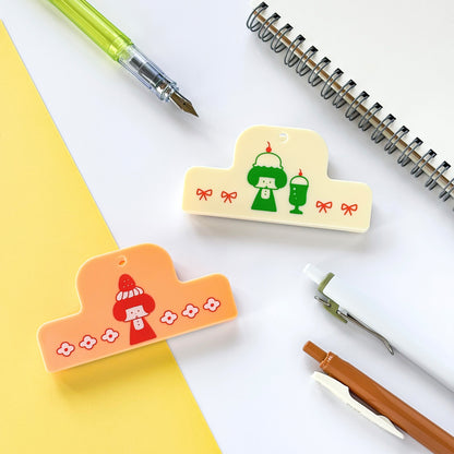 mizutama / Limited Edition / Magnet Paper Clip (white)