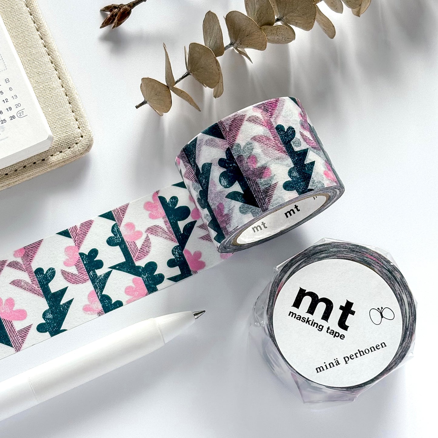 mina perhonen x mt Washi Tape - twin flower