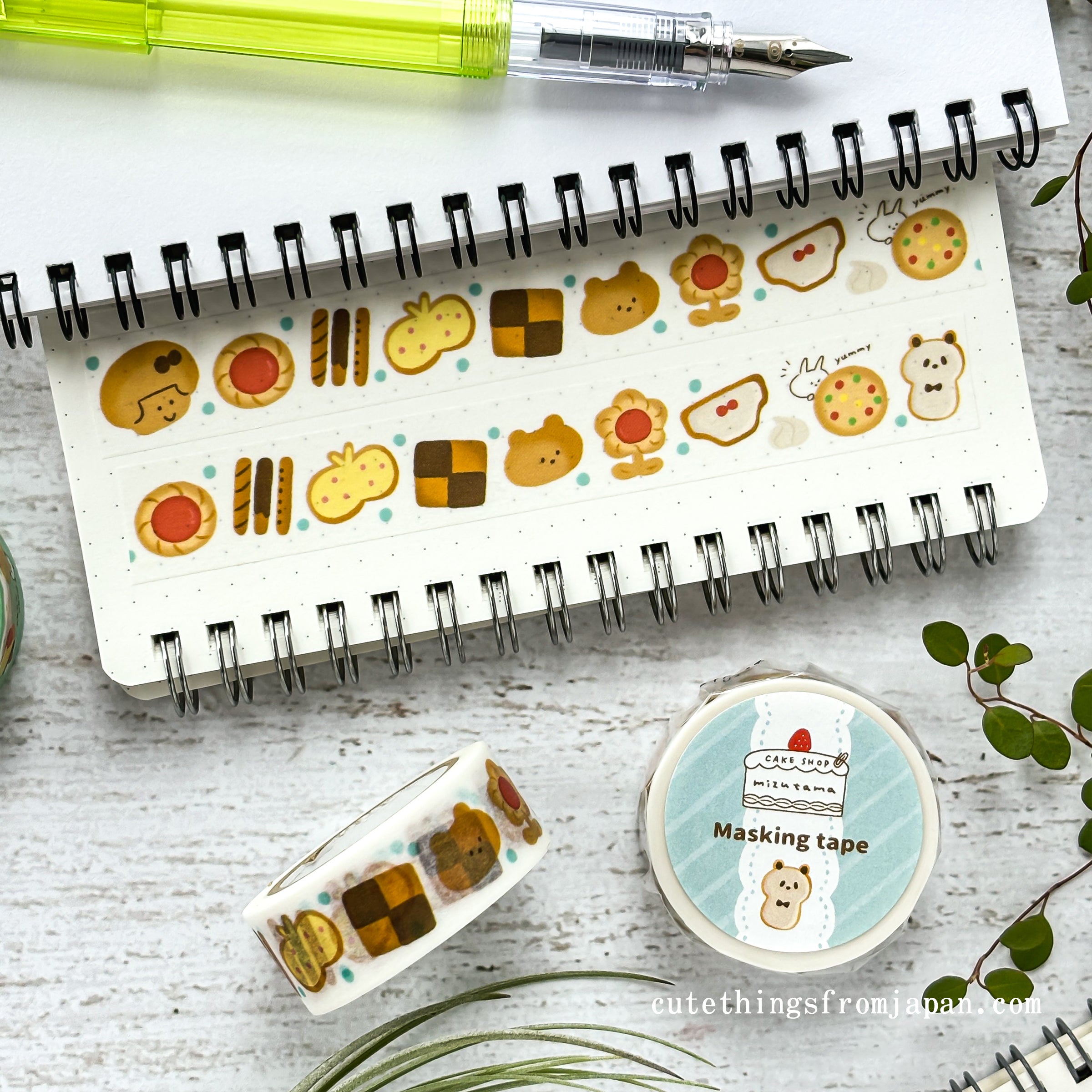 mizutama / Washi Tape - Cookies