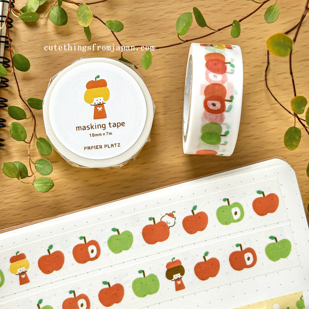 mizutama Washi Tape - Apple