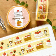 mizutama / Washi Tape - Strawberry Cake