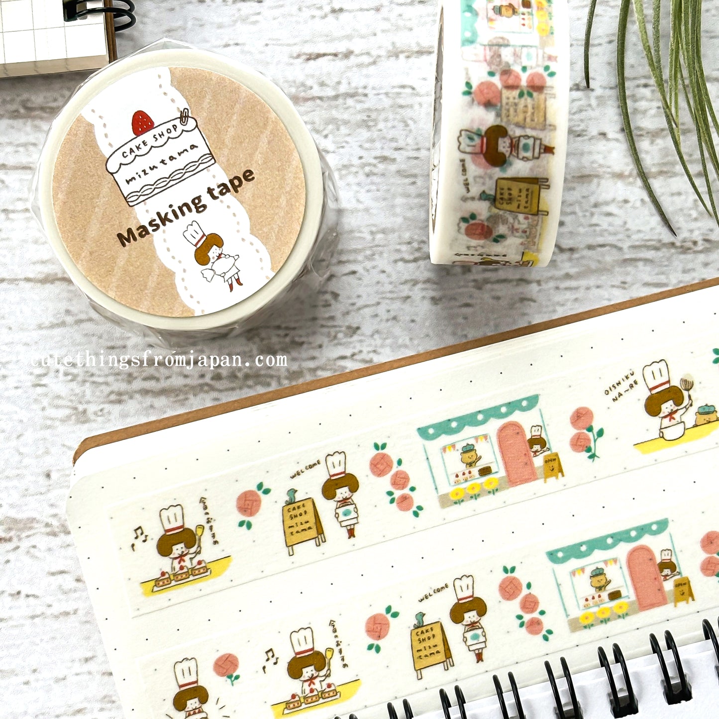 mizutama Washi Tape - Cake Shop