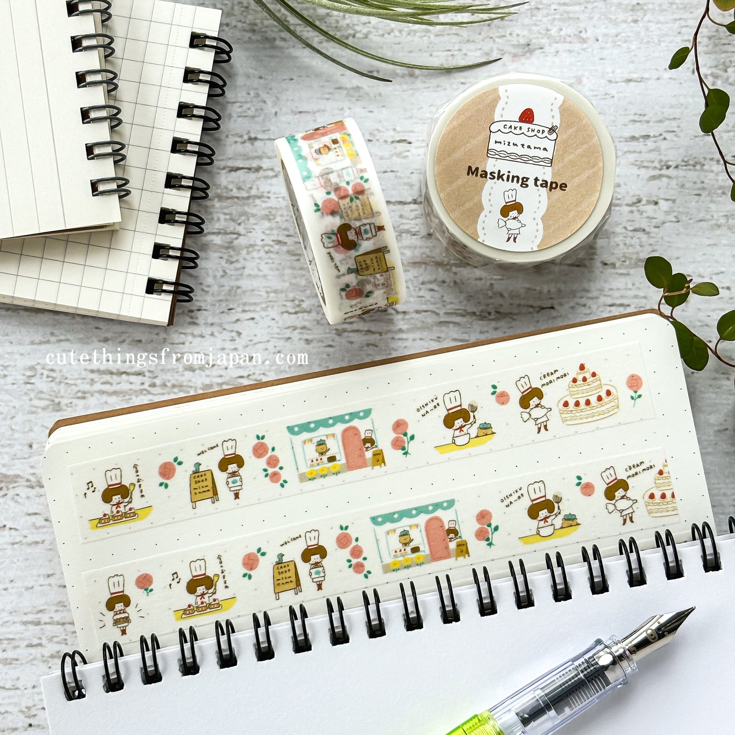 mizutama Washi Tape - Cake Shop