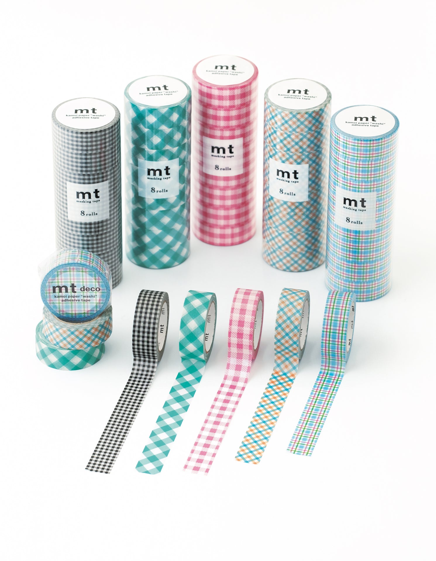 mt Washi Tape - Checkered Pink