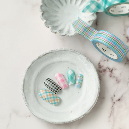 mt Washi Tape - Checkered Pink