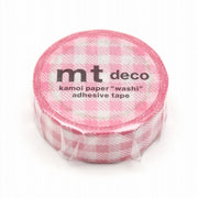 mt Washi Tape - Checkered Pink