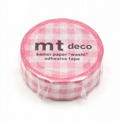 mt Washi Tape - Checkered Pink