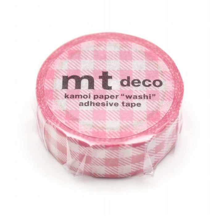 mt Washi Tape - Checkered Pink