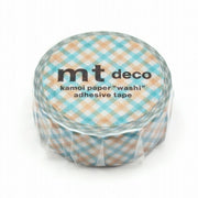 mt Washi Tape - Checkered Orange