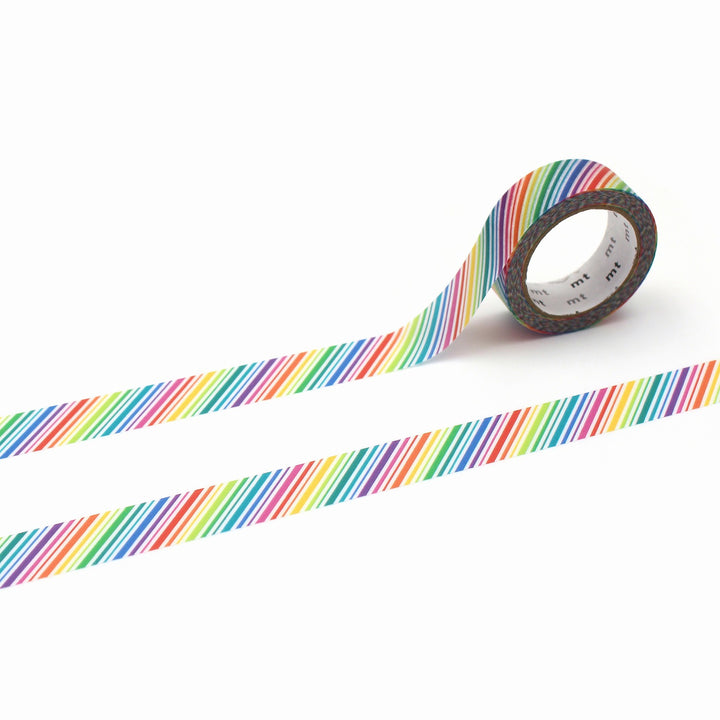 mt deco Washi Tape - Rainbow Stripe