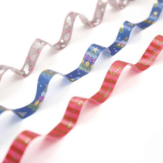 mt Chrismtas Limited Washi Tape - Typography Tree (3 Designs)