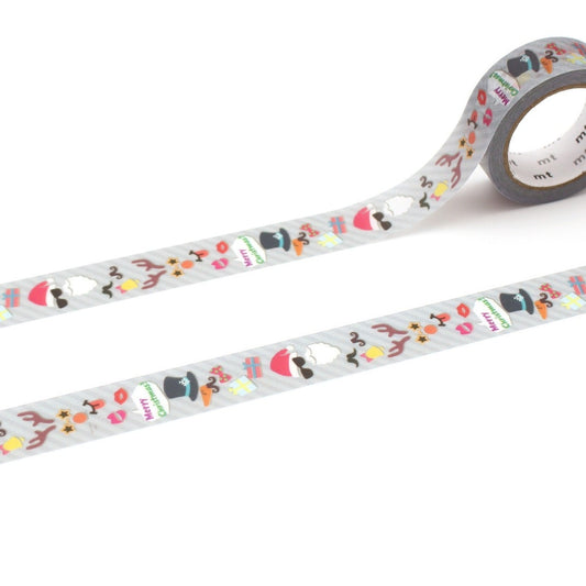 mt Chrismtas Limirws Washi Tape - Face