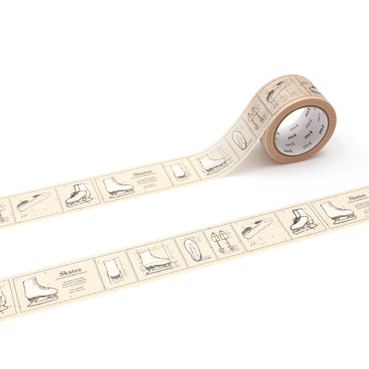mt Chrismtas Limirws Washi Tape - Skating