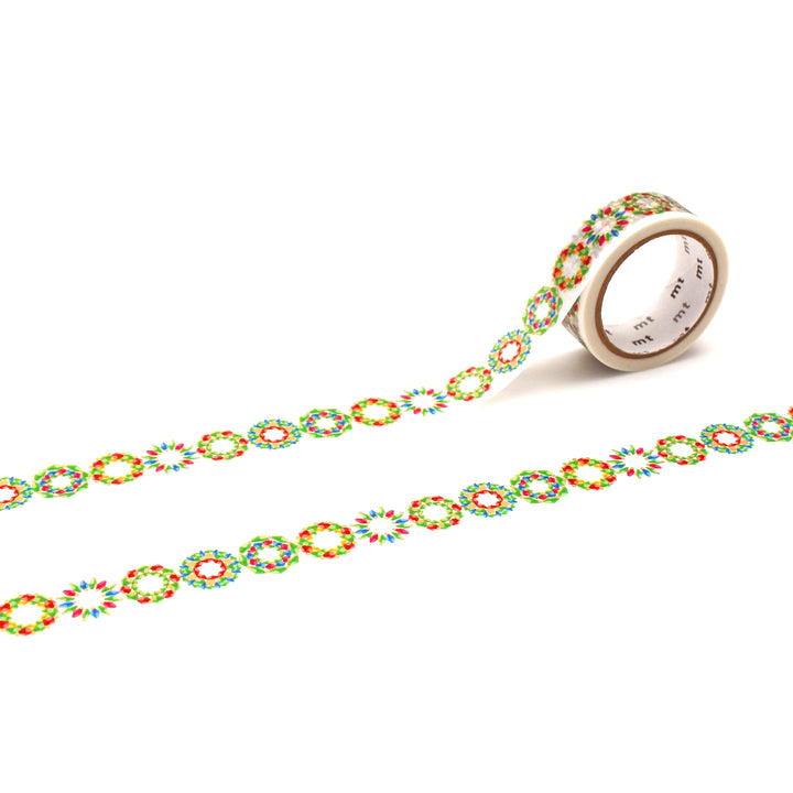 mt Chrismtas Limited Shiny Washi Tape - Christmas Beads