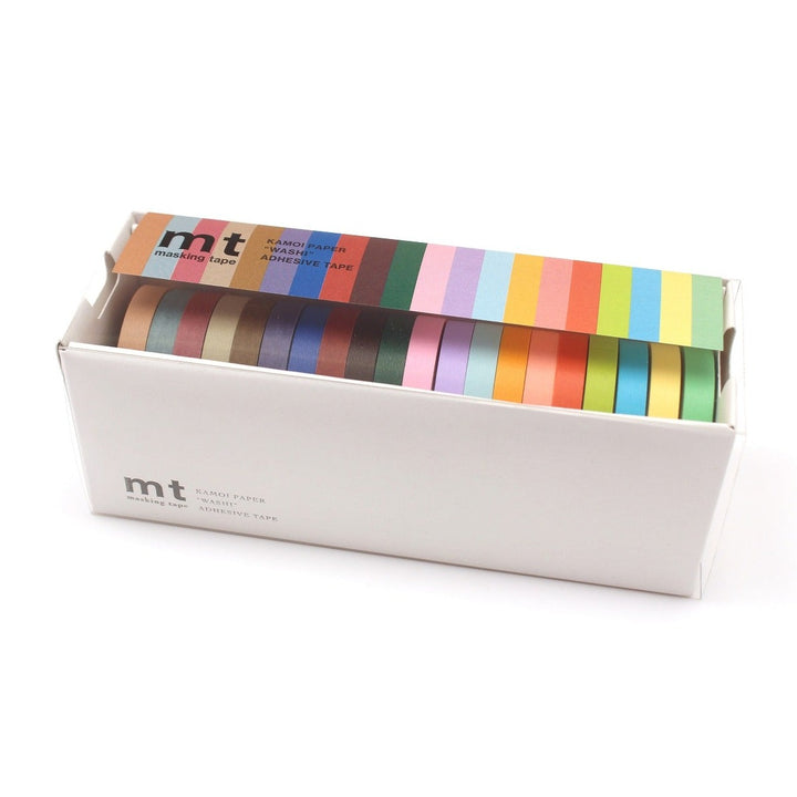 mt Washi Tape Set - Basic Slim (20 colors)