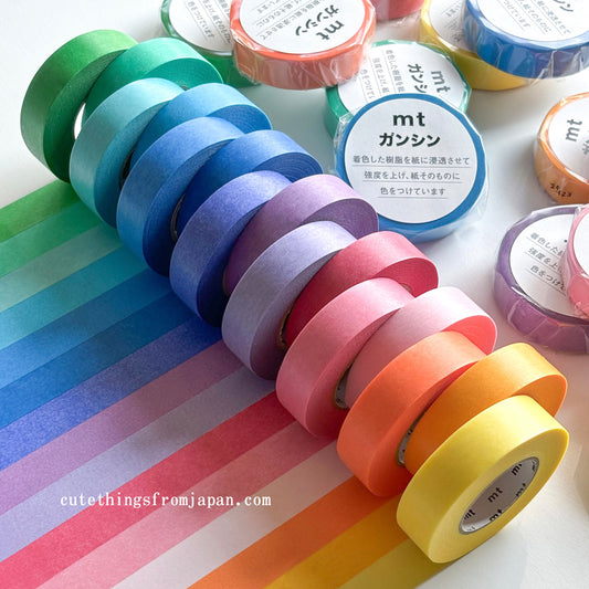 mt Ganshin Washi Tape (15 Colors)