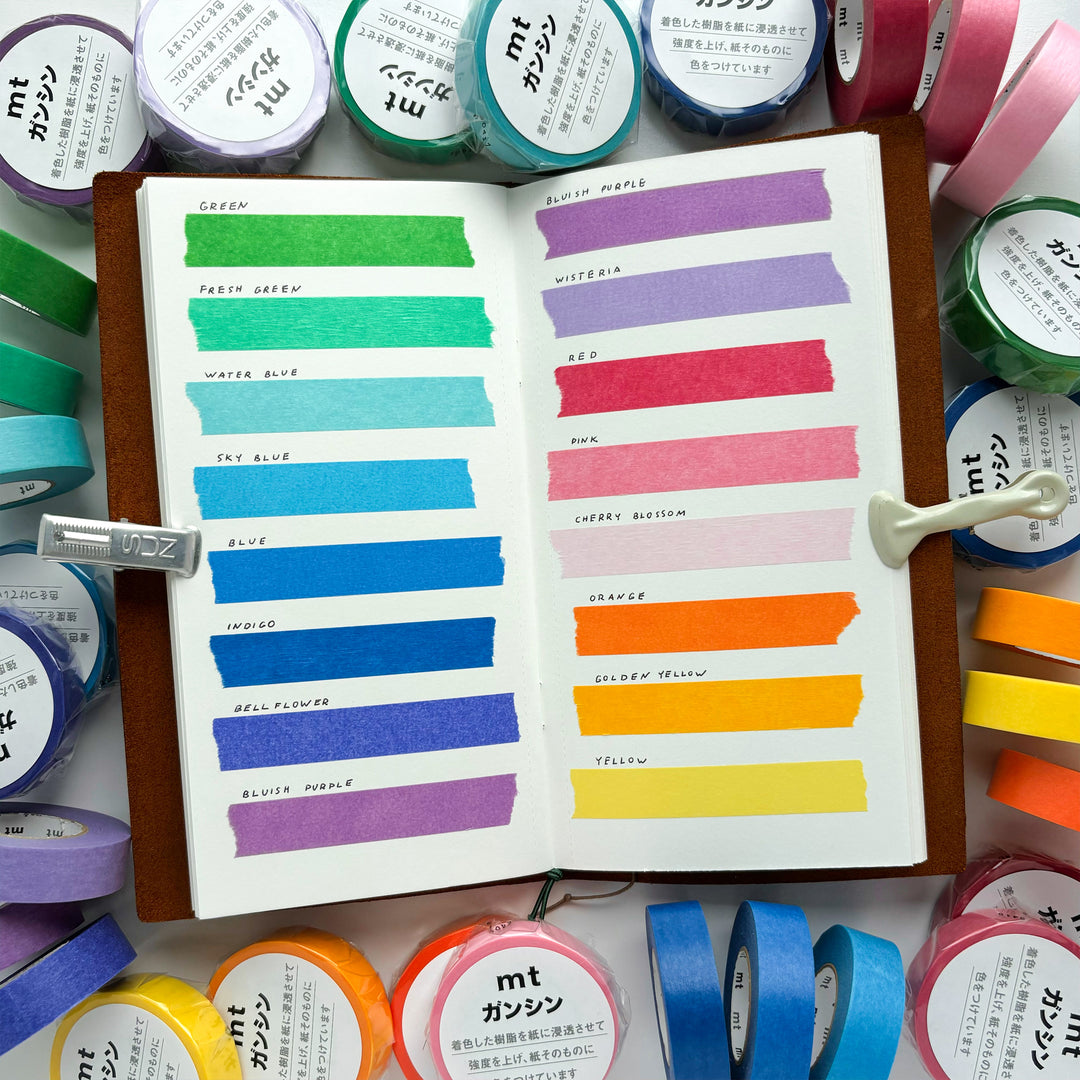 mt Ganshin Washi Tape (15 Colors)