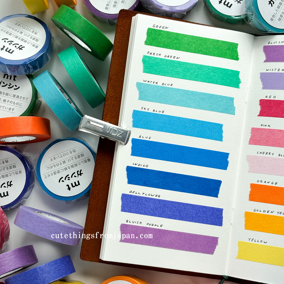 mt Ganshin Washi Tape (15 Colors)