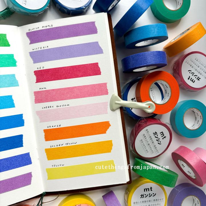 mt Ganshin Washi Tape (15 Colors)