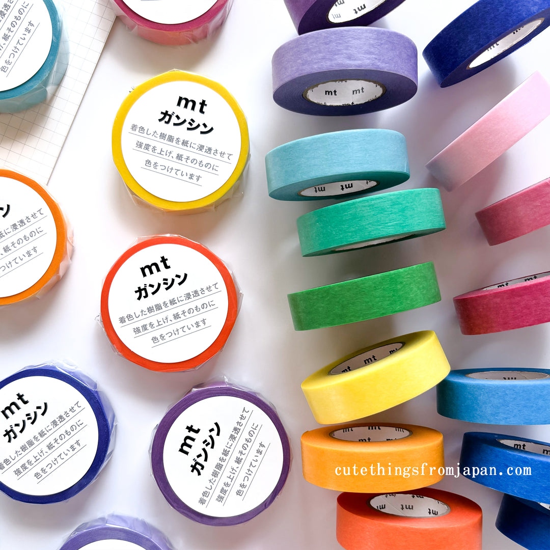 mt Ganshin Washi Tape (15 Colors)