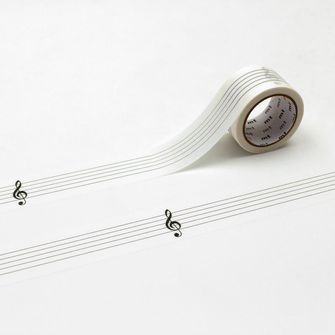 mt "kaku" Washi Tape - Music Lines