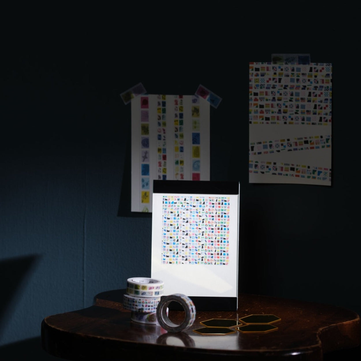 Washi Tape - Flags / Leafs S