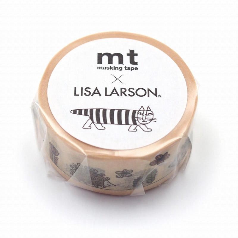 mt x Lisa Larson Washi Tape - Hedgehog Garden