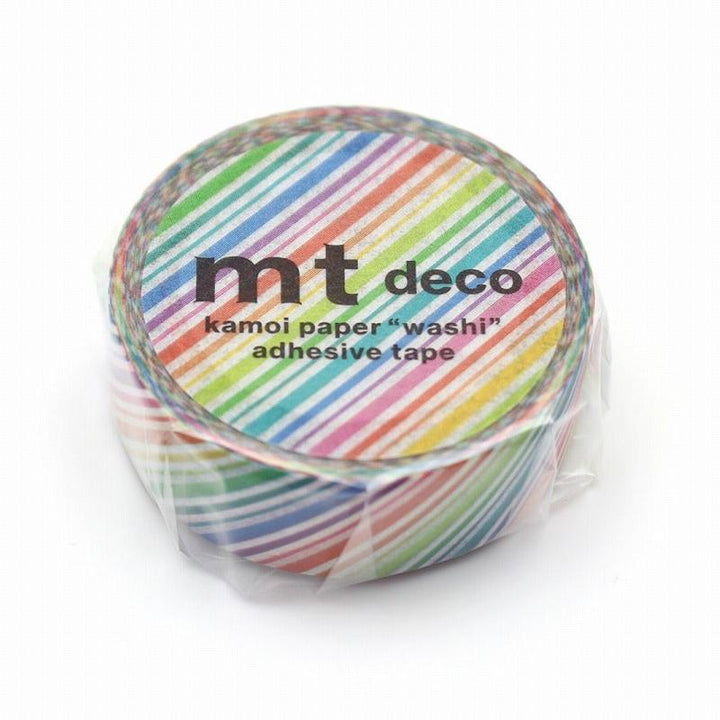 mt deco Washi Tape - Rainbow Stripe