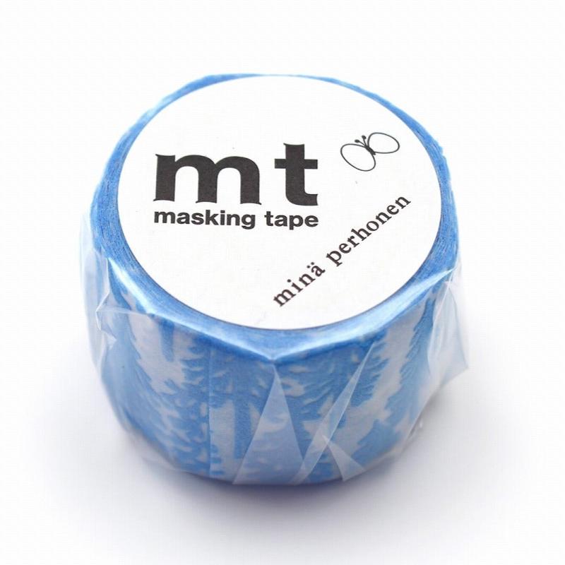 mina perhonen x mt Washi Tape - Flocky metsa