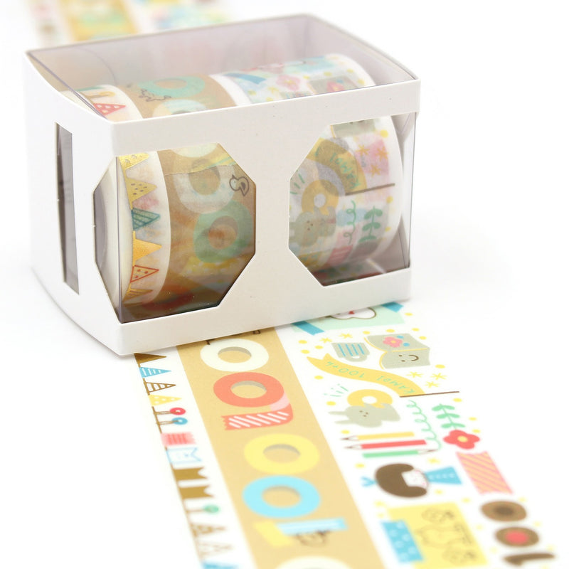 100th Anniversary Limited Washi Tape Set - mizutama