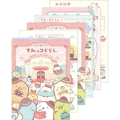Sumikkogurashi Memo Pad with Postcards - Sumikko Hotel