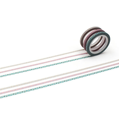 Slim Washi Tape Set - Stitch