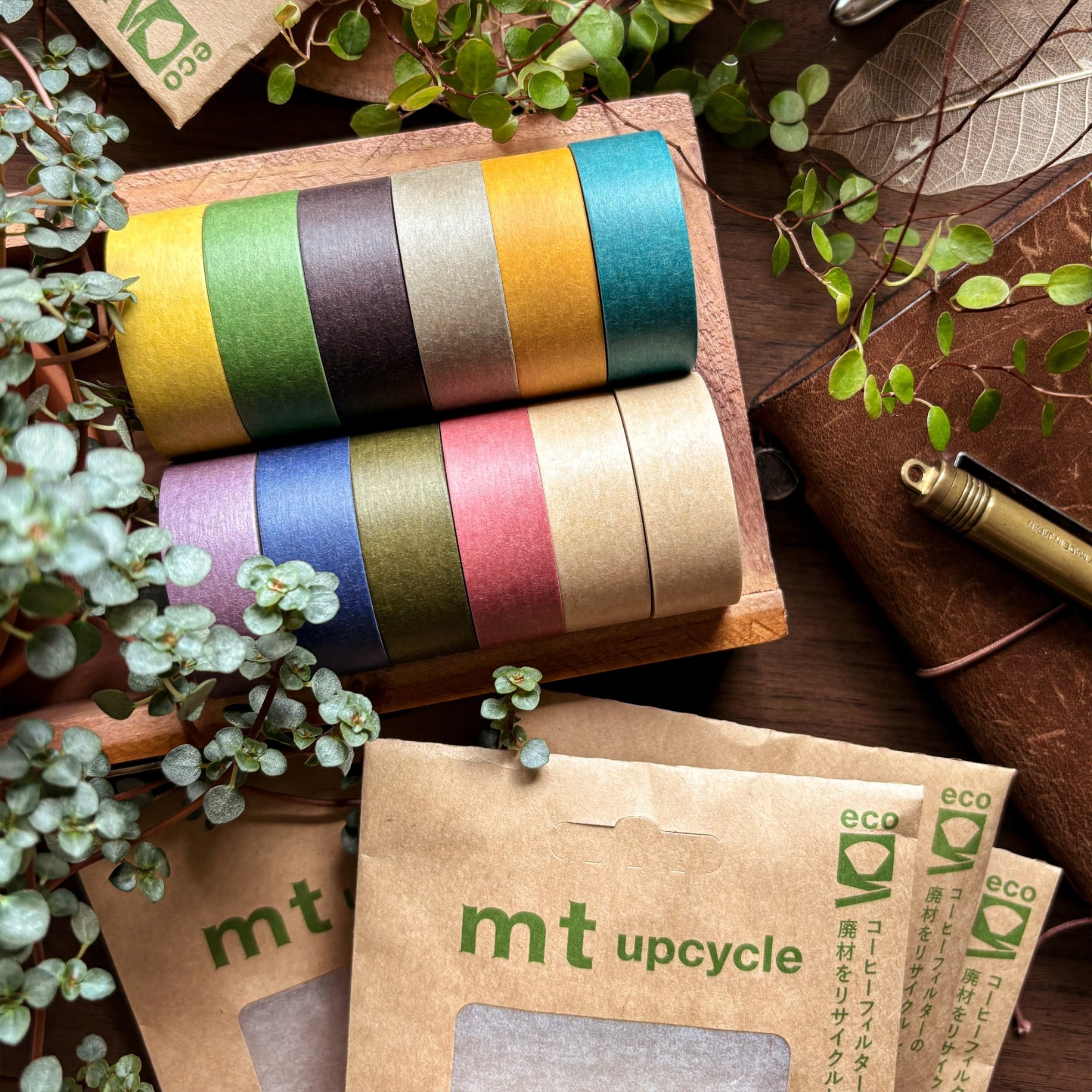 mt / Upcycle Washi Tape Set - Grayish Purple x Water