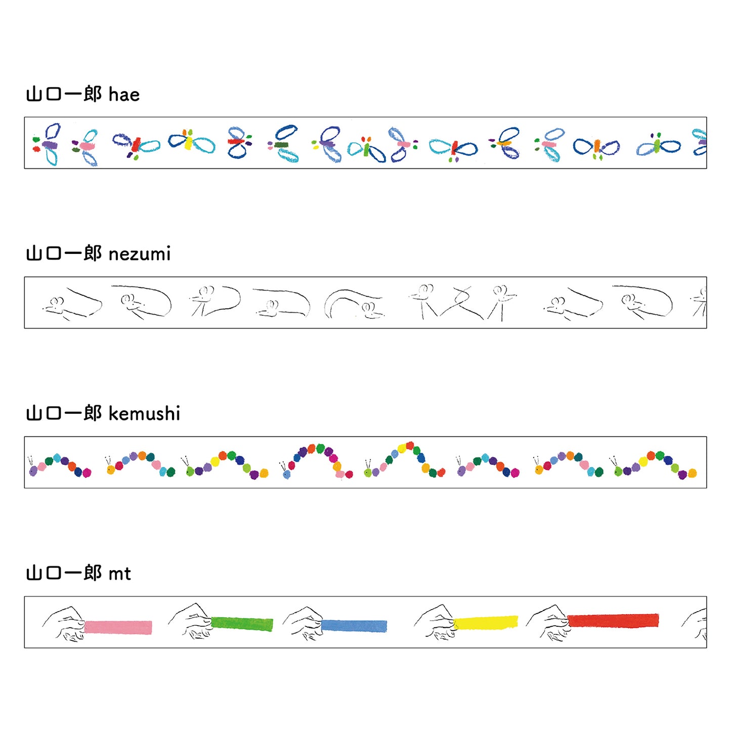 100th Anniversary Limited Washi Tape Set - Ichiro Yamaguchi
