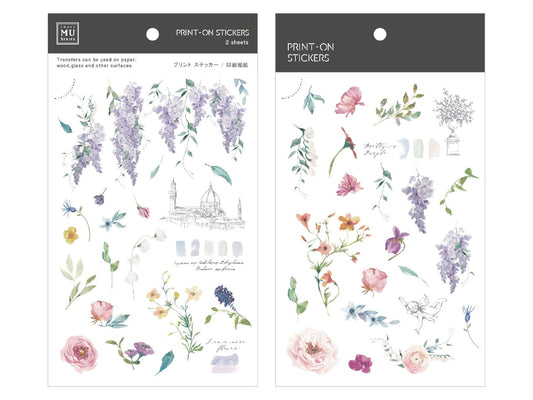 MU Print-on Stickers - Beauty in Purple