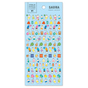 Petit People Stickers - Sauna