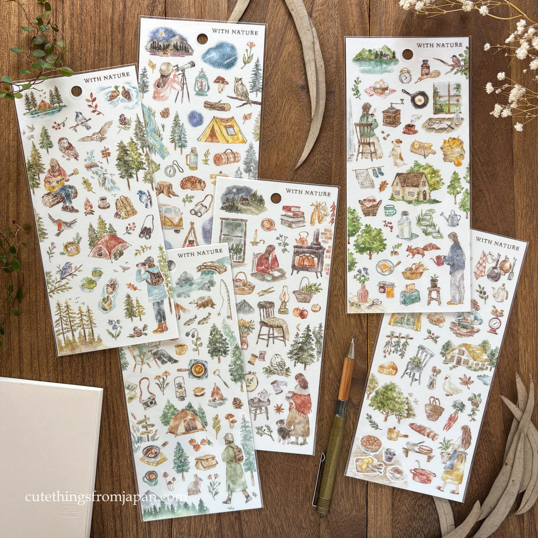 With Nature Stickers - Good Day