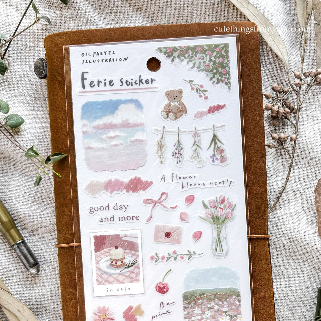 Ferie Stickers - Flower Garden