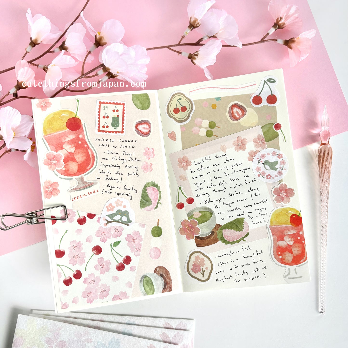 Spring Edition Flake Stickers - Cherry Blossoms