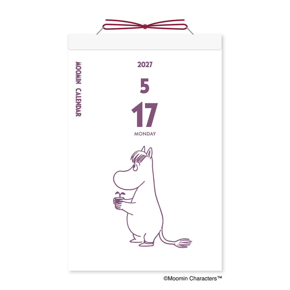 [2027] Moomin One-day-a-page Himekuri Calendar