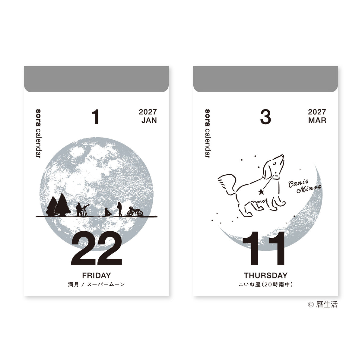 [2027] Sora Wall Calendar (Small Size)