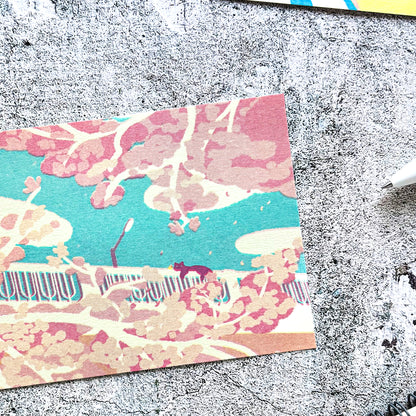 Nodoka Miyashita / Postcard - Under the Blossoms