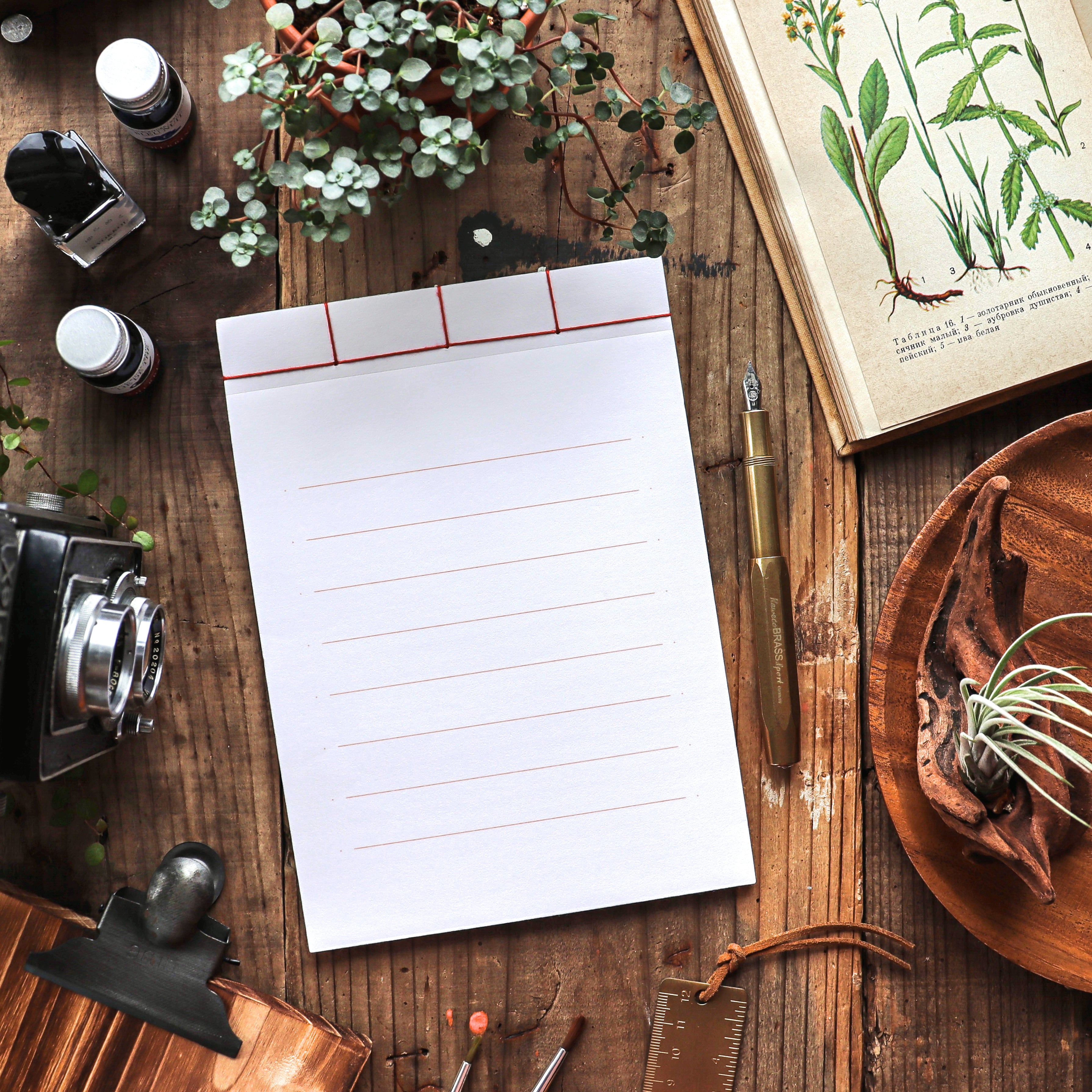 Torinoko Washi Paper Note Pad - A5 (Ruled)
