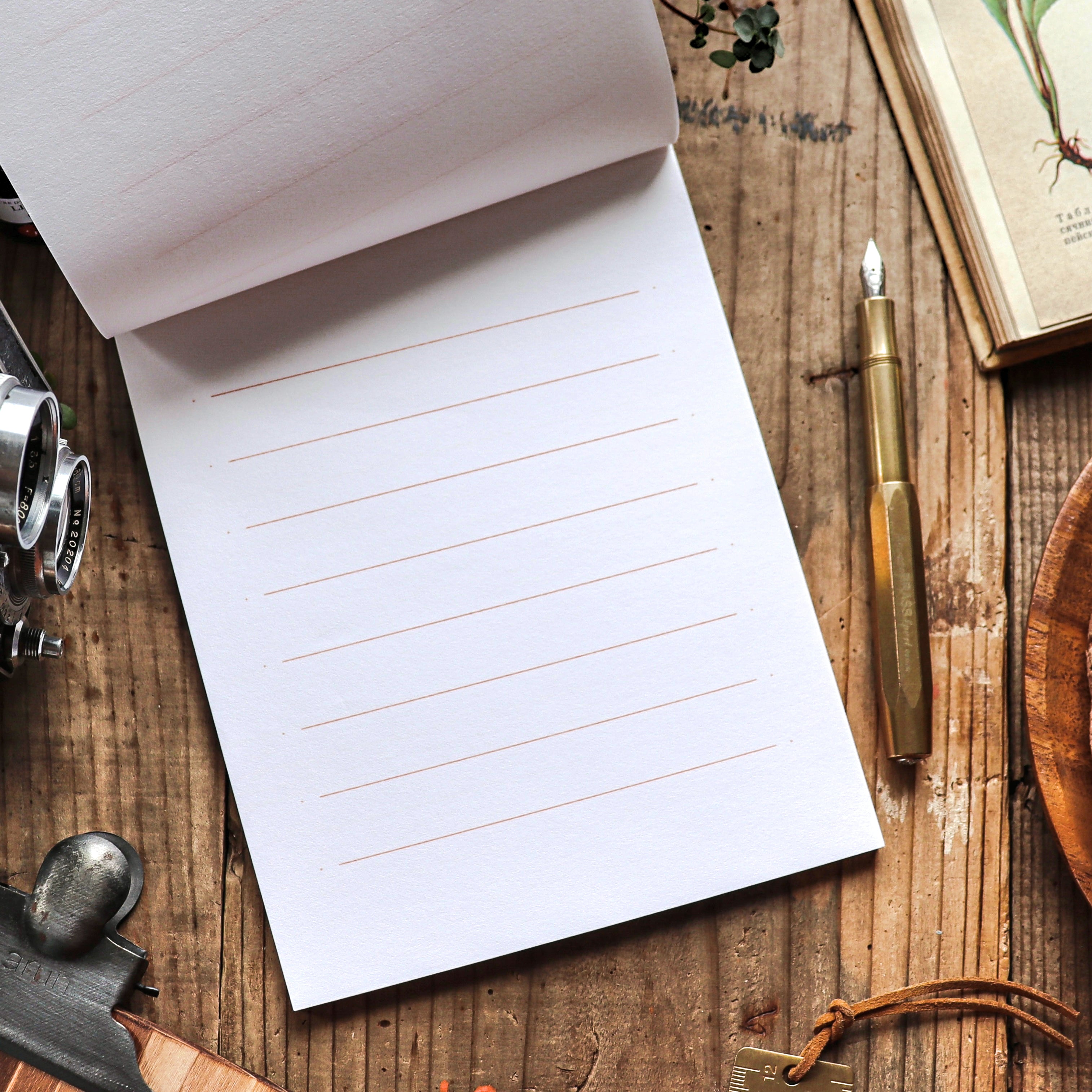 Torinoko Washi Paper Note Pad - A5 (Ruled)