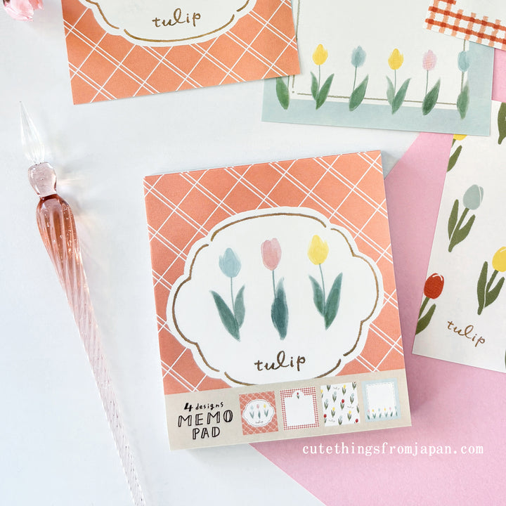 Spring Edition Memo Pad - Tulip