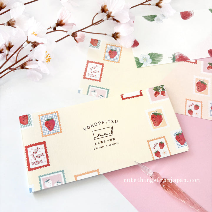 Spring Limited Memo Pad - Strawberry Stamp