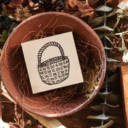 Necktie / Rubber Stamp - Large Basket